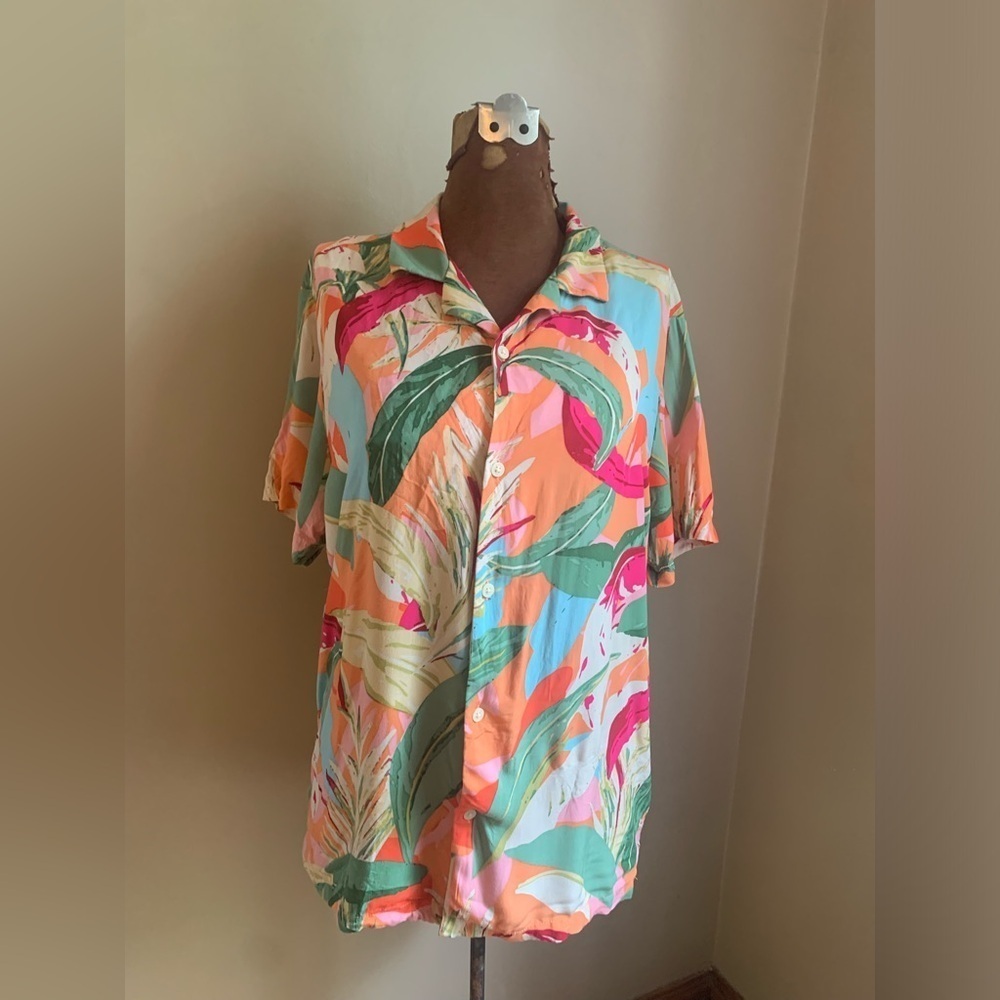 Cactus man ricky singh shirt, causal floral Hawaiian beach button down shirt